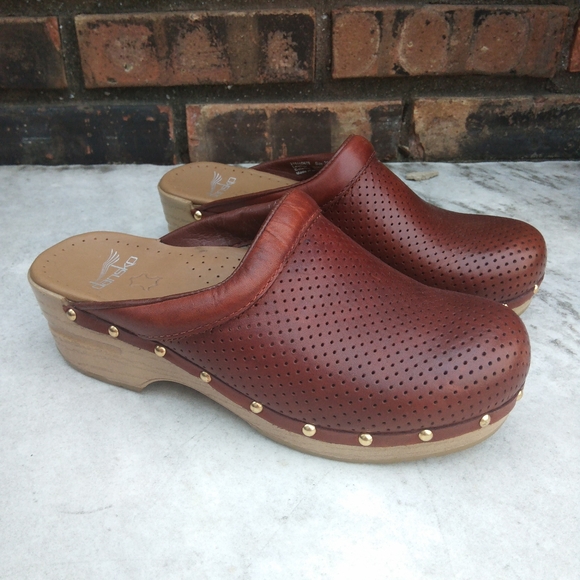 dansko wooden clogs